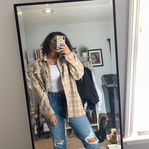 PRINCESS POLLY Plaid Shacket